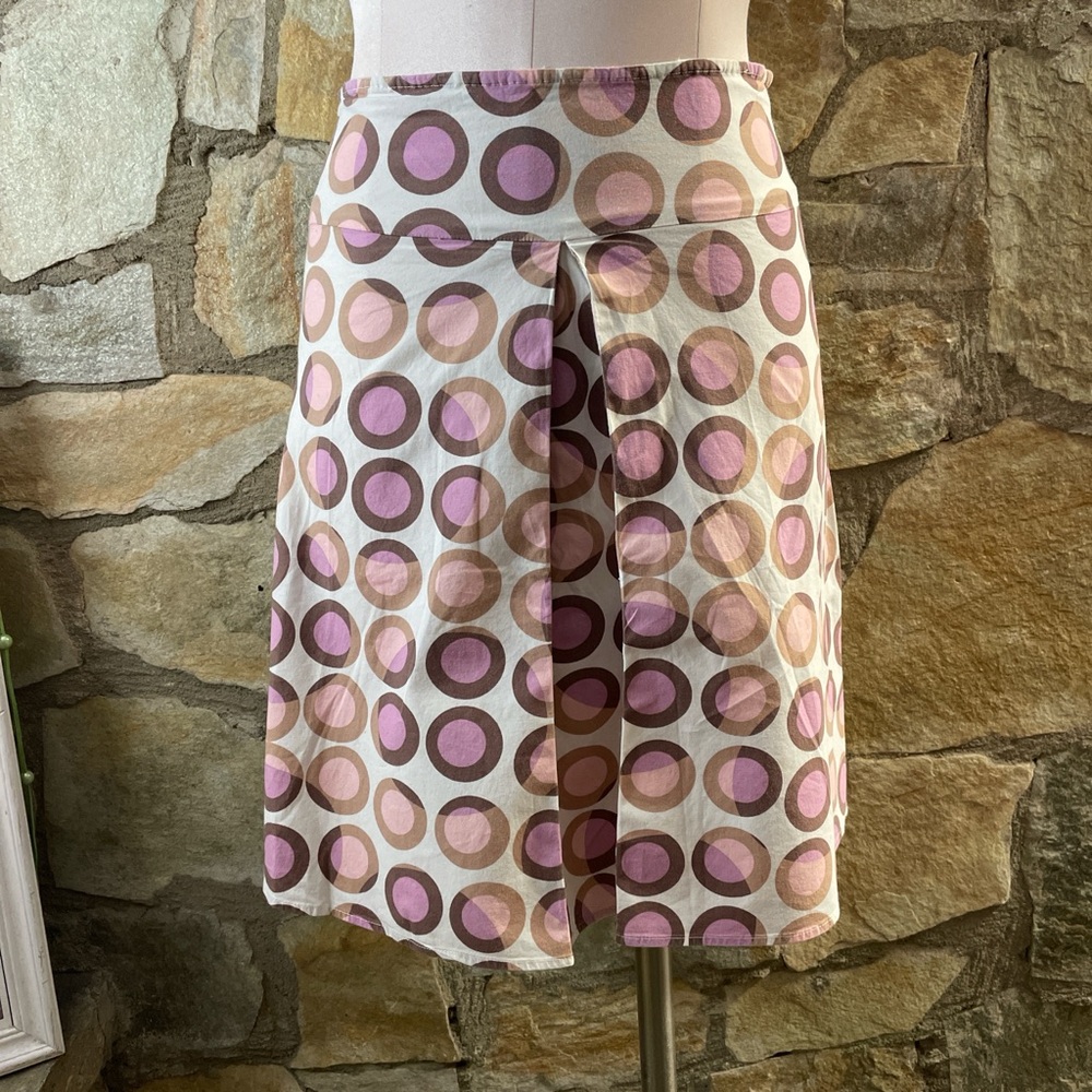 Millennium pink & brown polka dot skirt 🤎💗